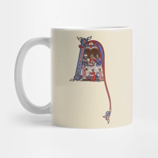 Illuminated Initial N Mug